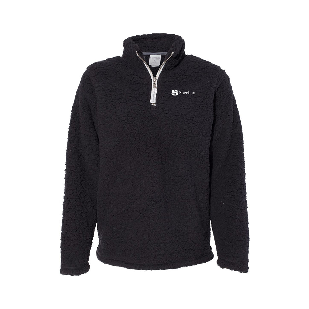 J. America Women's Epic Sherpa Quarter-Zip Pullover